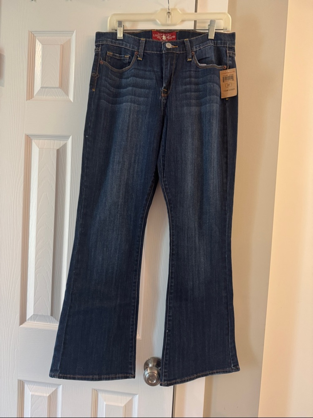 Lucky Brand Dark Indigo Wide-Leg Flare Jeans